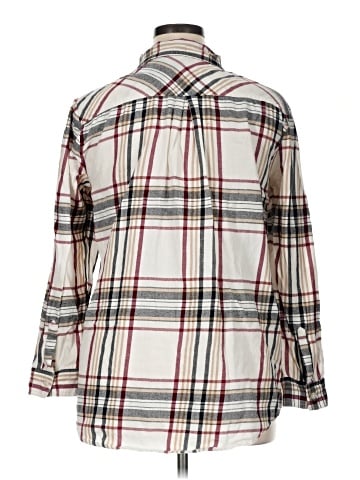 Style&Co Long Sleeve Button-Down Shirt (view 2)