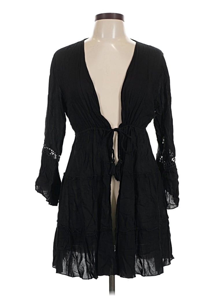 Pre-owned Raviya Kimono In Black