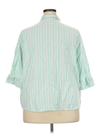 Blair 3/4 Sleeve Button-Down Shirt (view 2)