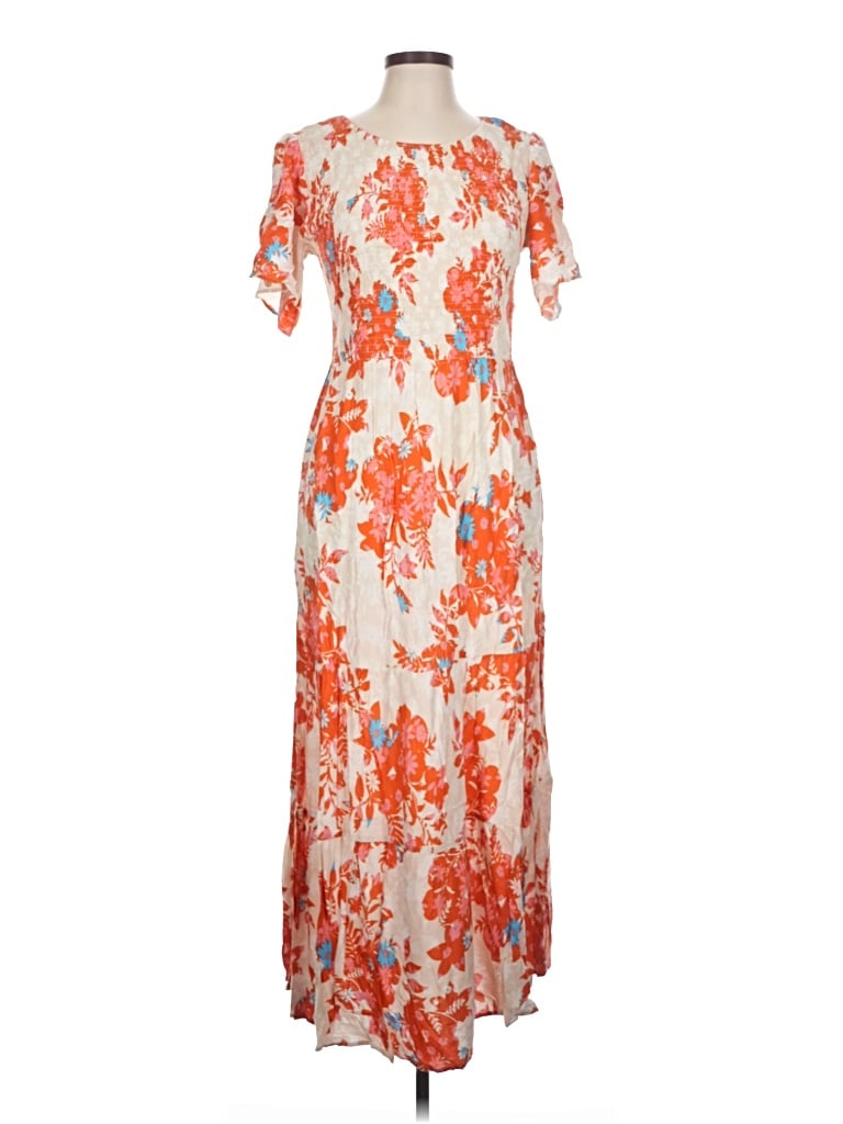 Pre-owned Zesica Casual Dress In Orange
