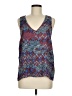 Ella Moss Blue Sleeveless Blouse Size M - photo 1