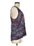 Ella Moss Blue Sleeveless Blouse Size M - photo 4