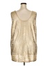 Roaman's Metallic Gold Sleeveless Blouse Size 26 (2X) - photo 2