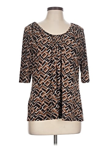 Liz & Co. 3/4 Sleeve Blouse (view 1)