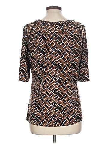 Liz & Co. 3/4 Sleeve Blouse (view 2)
