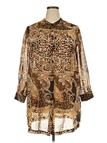 Jessica London 3/4 Sleeve Blouse (view 1)