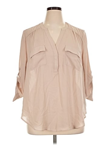Torrid 3/4 Sleeve Blouse (view 1)