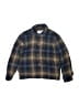 Old Navy 100% Polyethylene Plaid Blue Jacket Size 8 - photo 1