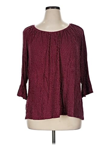 Croft & Barrow 3/4 Sleeve Blouse (view 1)
