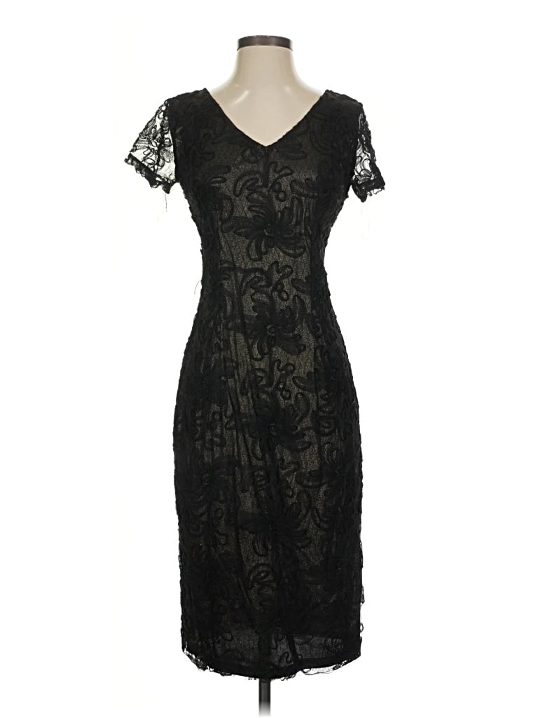 Pre-owned Js Collections Cocktail Dress In Black