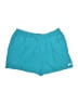 Asics 100% Polyester Solid Teal Athletic Shorts Size XL - photo 1