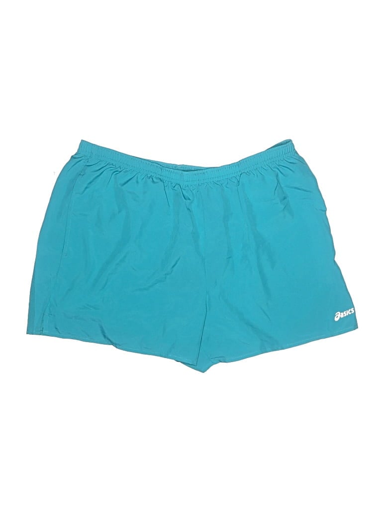 Pre-owned Asics Athletic Shorts In Teal