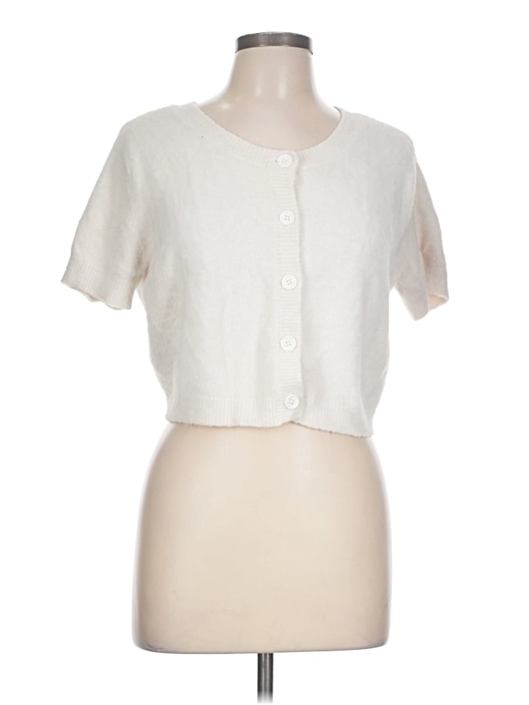 Pre-owned La Hearts Cardigan Sweater In Ivory