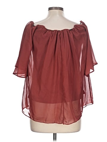 Bailey Blue Short Sleeve Blouse (view 2)