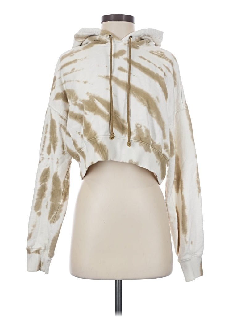 Pre-owned Good American Sweatshirt In Tan