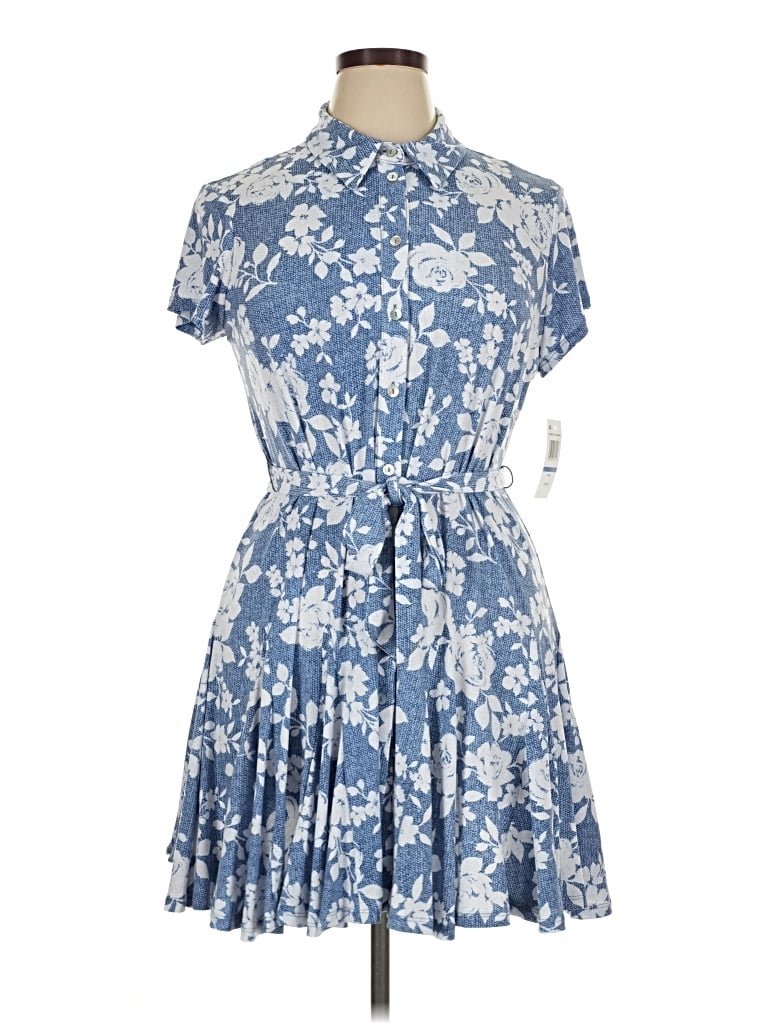 Pre-owned Msk Casual Dress In Blue
