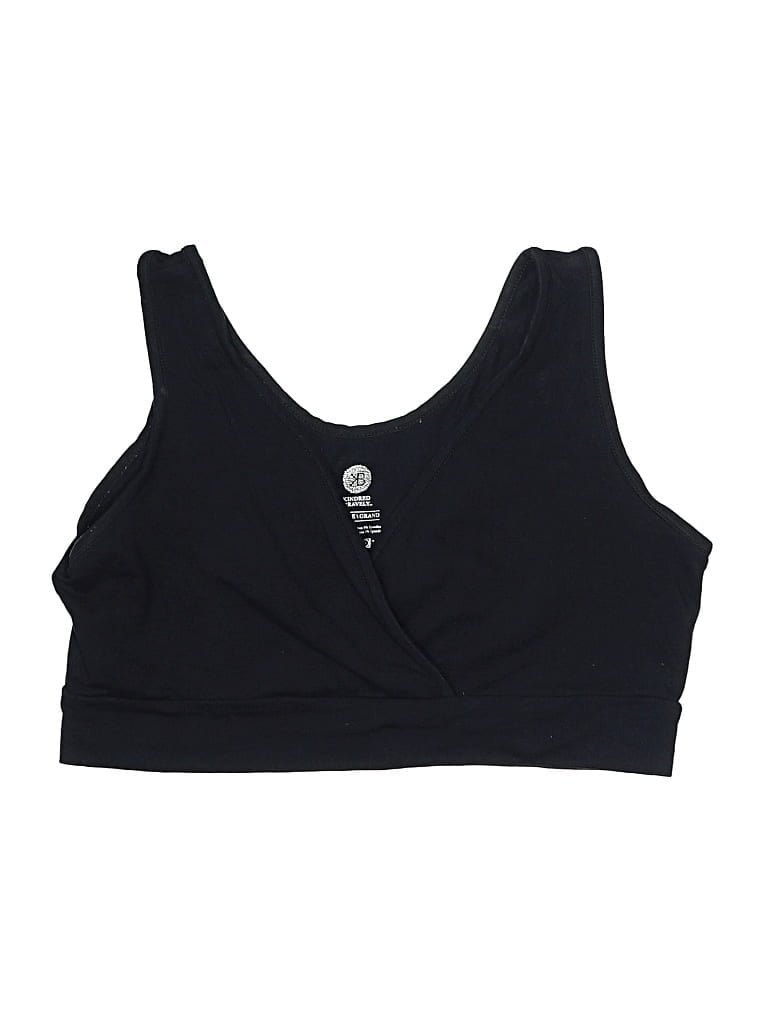 Pre-owned Kindred Bravely Sports Bra In Black