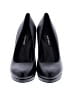 Nine West 100% Leather Black Heels Size 5 1/2 - photo 2