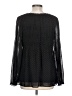 Valerie Stevens 100% Polyester Black Long Sleeve Blouse Size L - photo 2