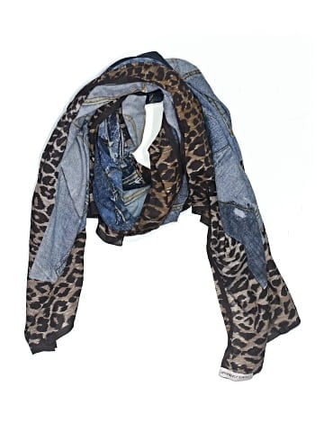 Dolce & Gabbana Denim Print Scarf (view 1)