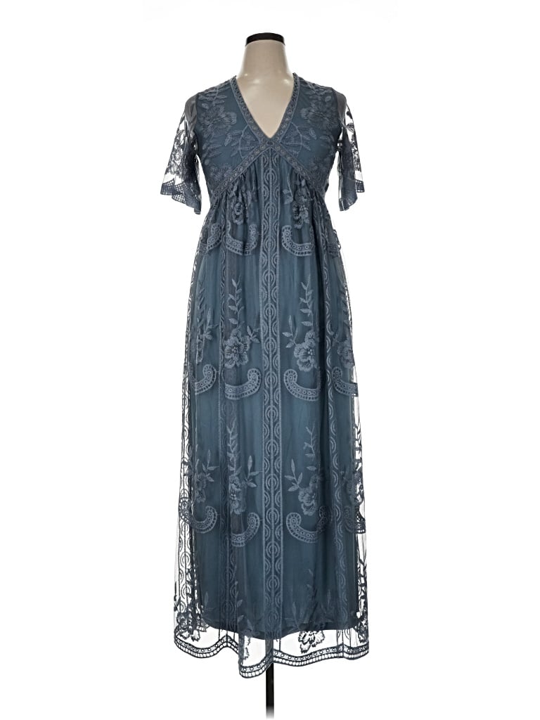 Pre-owned Pink Blush Cocktail Dress In Blue