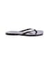 TKEES 100% Leather Gray Flip Flops Size 8 1/2 - photo 1