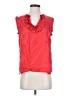 J.Crew 100% Silk Red Sleeveless Silk Top Size 4 - photo 1