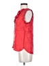 J.Crew 100% Silk Red Sleeveless Silk Top Size 4 - photo 5