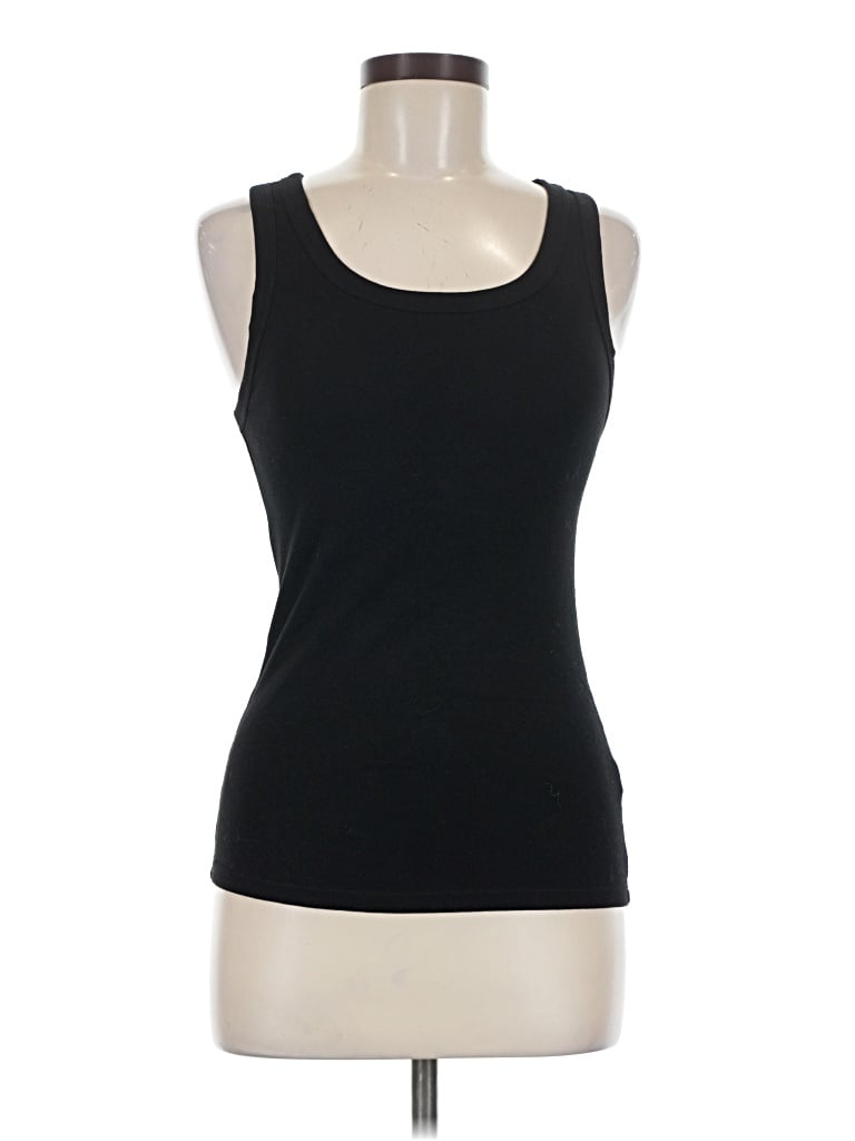 Pre-owned La Relaxed Tank Top Black Strapless Neckline Tops