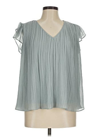 Adrianna Papell Short Sleeve Blouse (view 1)