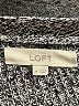 Ann Taylor LOFT 100% Cotton Tweed Gray Pullover Sweater Size M - photo 7