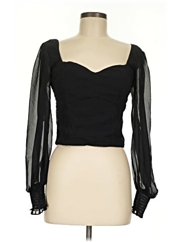 Abercrombie & Fitch Long Sleeve Blouse (view 1)