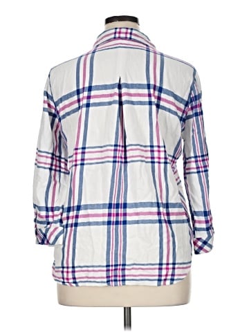 Hester & Orchard 3/4 Sleeve Button-Down Shirt (view 2)