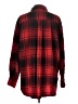 H&M Plaid Red Long Sleeve Blouse Size L - photo 2