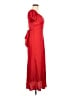 Francesca's 100% Polyester Red Casual Dress Size M - photo 4