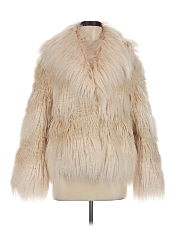 White House Black Market Faux Fur Jacket (view 1)