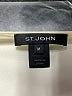 St. John 100% Silk Solid Ivory Short Sleeve Blouse Size M - photo 7