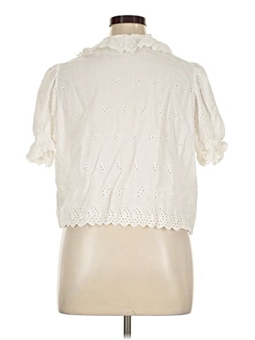 Ultra Pink Short Sleeve Blouse (view 2)