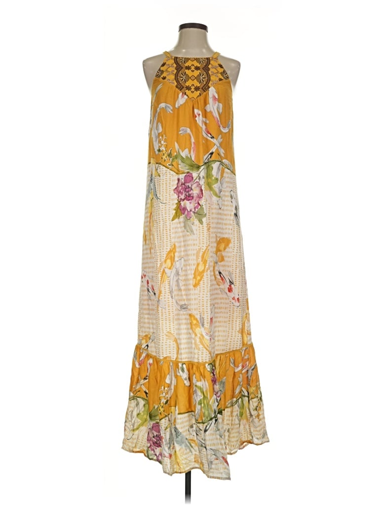Pre-owned One September Casual Dress In Yellow
