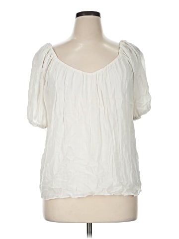 Liverpool Los Angeles Short Sleeve Blouse (view 1)