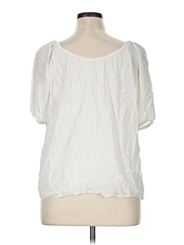Liverpool Los Angeles Short Sleeve Blouse (view 2)