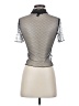 Forever 21 Silver Short Sleeve Top Size S - photo 2