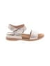 Sofft 100% Leather Silver Sandals Size 8 - photo 1