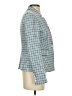 Veronica Beard Checkered-gingham Teal Blazer Size 0 - photo 4