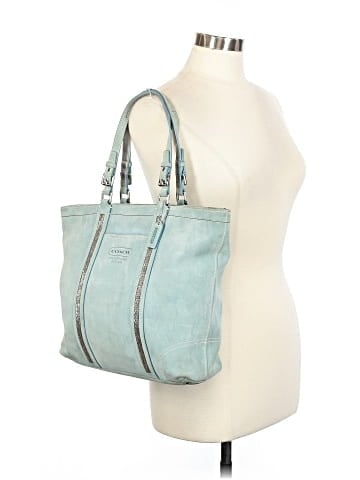 Coach Leather Tote (view 2)