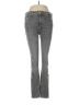 Zara Chevron-herringbone Gray Jeans Size 8 - photo 1