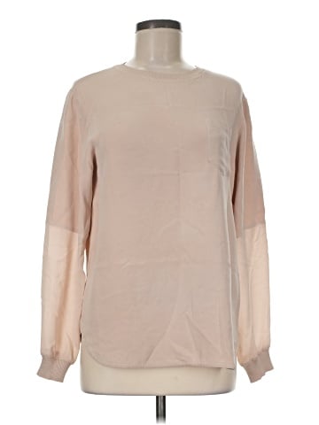 Joseph Long Sleeve Silk Top (view 1)