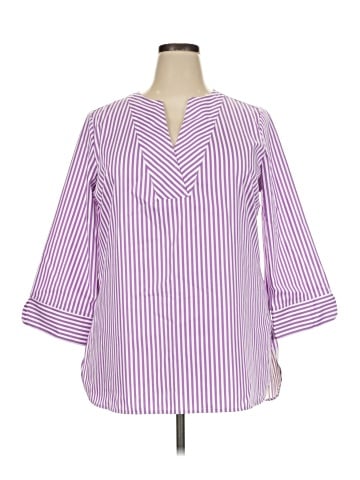 Foxcroft 3/4 Sleeve Blouse (view 1)