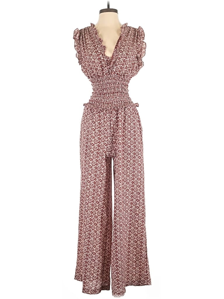 Pre-owned Max Studio Jumpsuit In Brown