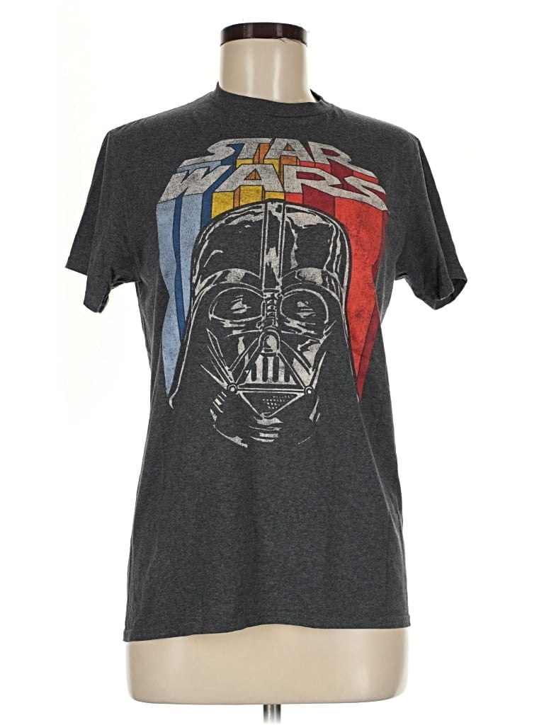 Pre-owned Star Wars Short Sleeve T-shirt In Gray